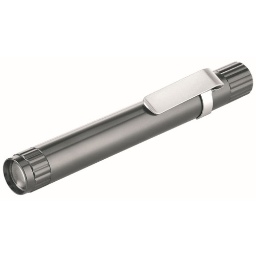 Metmaxx® LED Megabeam lamp "TechPen" titanium