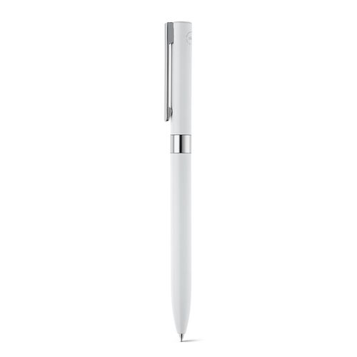 CLARE. Recycled aluminium (100% rAL) twist action ball pen with clip