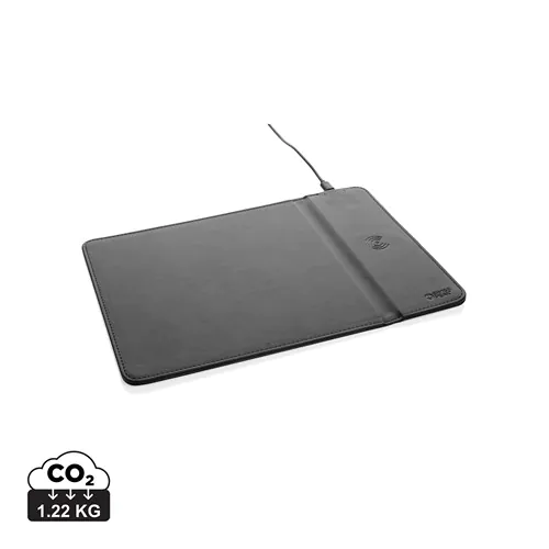 Swiss Peak RCS recycled PU 10W wireless charging mousepad Swiss Peak RCS recycled PU 10W wireless charging mousepad