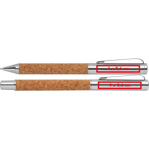 Set de escritura de corcho