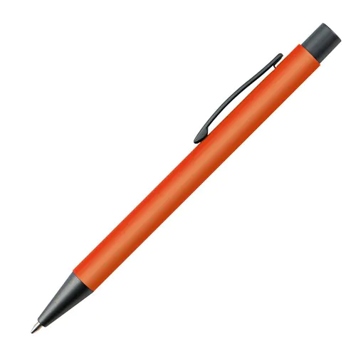 Plastic ballpoint pen with metal clip Plastic ballpoint pen with metal clip
