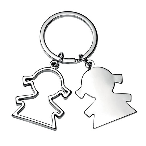 KEY CHAIN - TWO GIRLS - NO BOX KEY CHAIN - TWO GIRLS - NO BOX