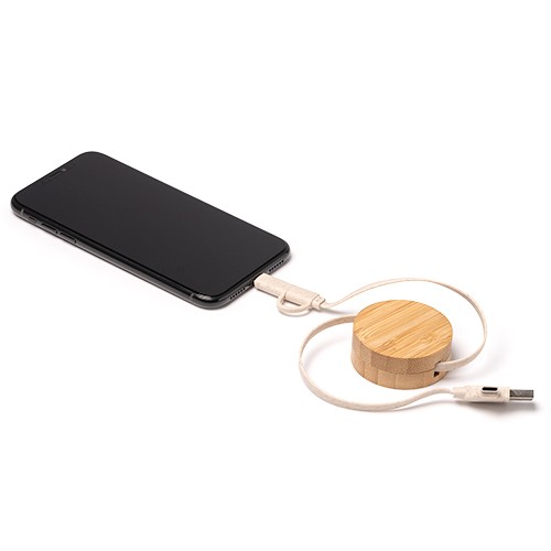 Erweiterbares Ladekabel. USB- und Typ-C-Eingang. T Adolfo Erweiterbares Ladekabel. USB- und Typ-C-Eingang. T Adolfo