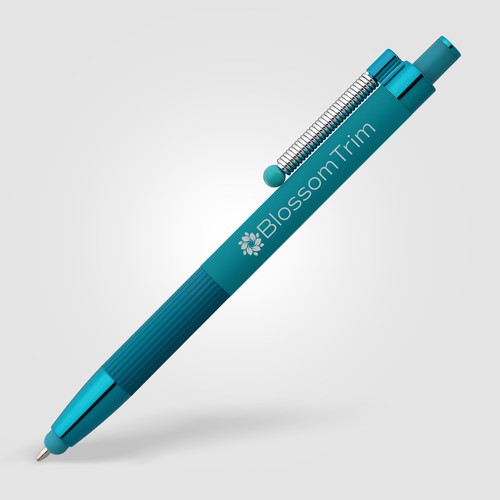 Stylo Lisbon, aluminium recyclé, monochrome, stylet anti-stress