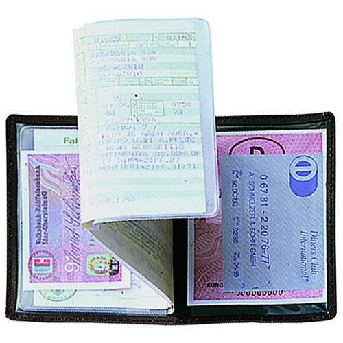 CreativDesign® Identity card holder "LefastoffGebugt" black