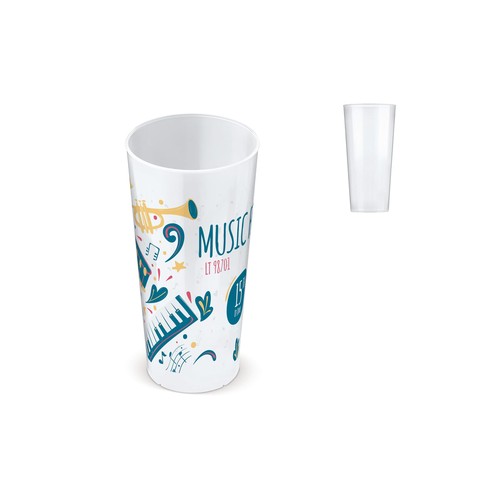 Eco cup biobased 500ml Eco cup biobased 500ml