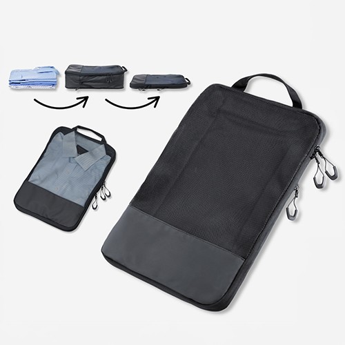 Organizer da viaggio TROIKA BLACK PACKING SHIRTS