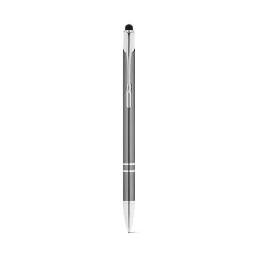 GALBA. Penna a sfera in alluminio con punta touch e clip