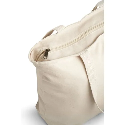 HACKNEY. Sac 100% coton avec fermeture éclair (280 g/m²)