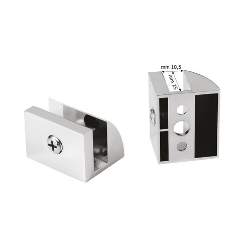 METAL SUPPORT FOR GLASS