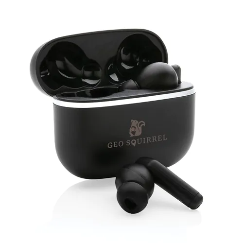 RCS recycled plastic Swiss Peak TWS earbuds 2.0 RCS recycled plastic Swiss Peak TWS earbuds 2.0