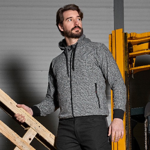 Felpa full zip con cappuccio TOPAZ
