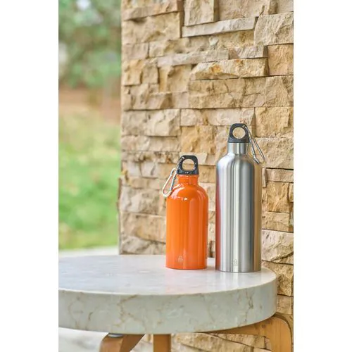 Recycled stainless steel single walled bottle (400 ml) Sable