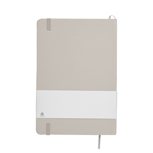 Carnet de notes avec couverture en résidus de fruits et fermeture élastique Carnet de notes avec couverture en résidus de fruits et fermeture élastique