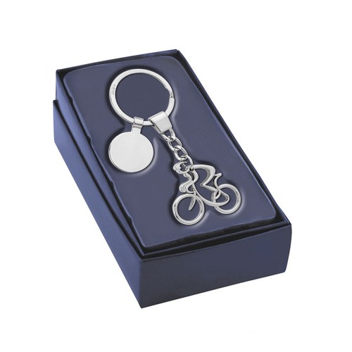 STYLIZED BIKE KEY RING WITH TOKEN STYLIZED BIKE KEY RING WITH TOKEN
