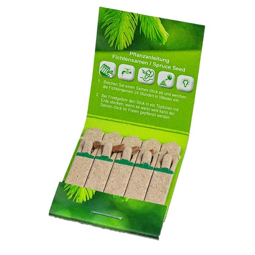 Batonnets de graines épicéa, décors standard