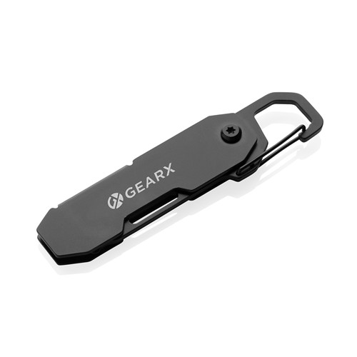 Herramienta EDC plegable Gear X con mosquetón Herramienta EDC plegable Gear X con mosquetón