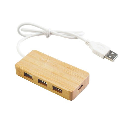 USB Hub in Bamboo Zonda