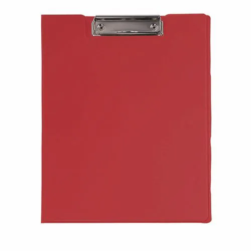 Cartella in plastica con Portablocco A4, con molla e portapenna Cartella in plastica con Portablocco A4, con molla e portapenna