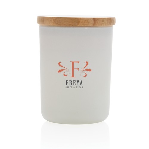 Bougie parfumée avec couvercle en bambou Ukiyo