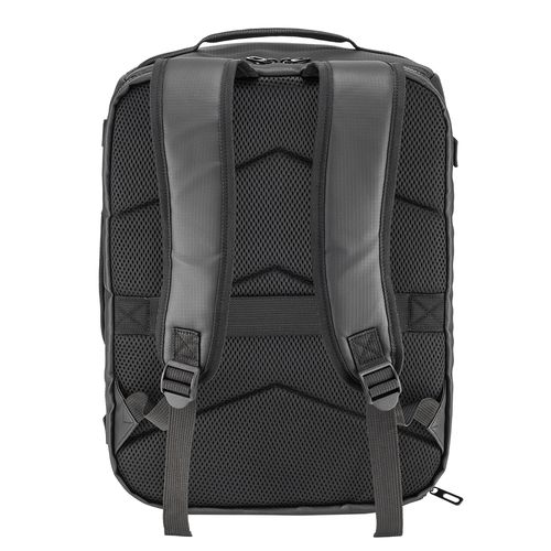 Laptop backpack 15 inch in 600D polyester with water resistant PU coating
