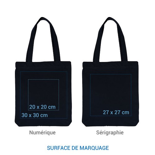 Cabas recyclé ECOLO 385 - Noir Cabas recyclé ECOLO 385 - Noir
