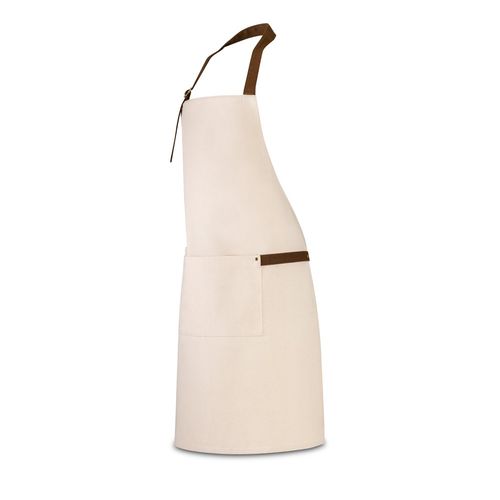 HOLM. Schürze aus 100% Canvas-Baumwolle (320 g/m²) mit Metalldetails