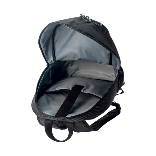 Zaino porta computer in dobby nylon con tre tasche Zaino porta computer in dobby nylon con tre tasche