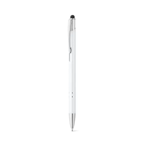 GALBA. Penna a sfera in alluminio con punta touch e clip