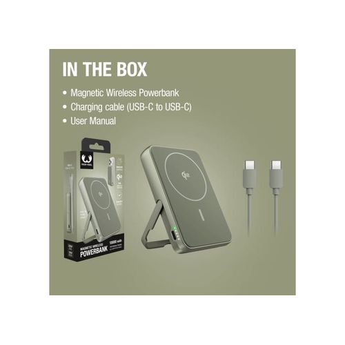 Fresh 'n Rebel Wireless Powerbank 10000mAh Compatible with MagSafe