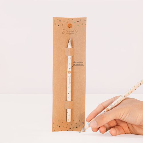 Crayon avec des graines + etui Crayon avec des graines + etui