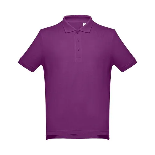 THC ADAM. Polo da uomo in cotone a maniche corte