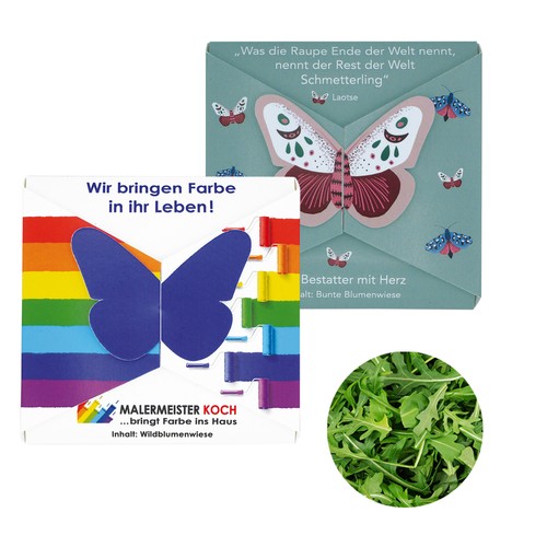 Closure – Butterfly Seed Card - Arugula Closure – Butterfly Seed Card - Arugula
