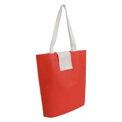 Shopper plegable en TNT 80g / m2 termosellada, asas cortas Shopper plegable en TNT 80g / m2 termosellada, asas cortas