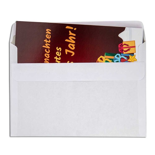 Carte de sapin de Noël - Avec marquage digital