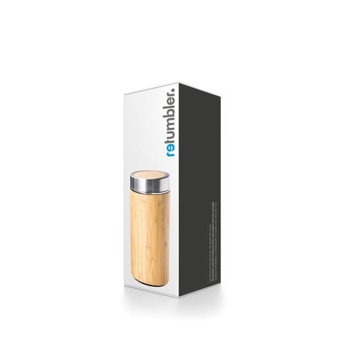 Insulated Flask with Stainless Steel and Bamboo with Tea Strainer RETUMBLER-ADAMUZ Insulated Flask with Stainless Steel and Bamboo with Tea Strainer RETUMBLER-ADAMUZ