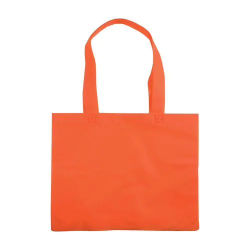 Bolsa de tejido sin tejer termosoldado, asas largas y fuelle