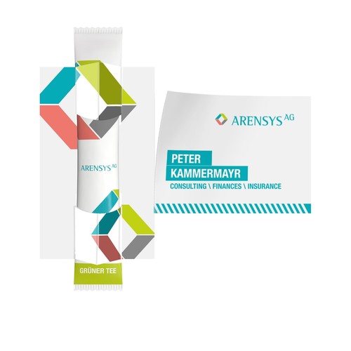 Tea-V-Card - Biglietto da visita incl. 1 TeaStick "Design Personalizzato" Tea-V-Card - Biglietto da visita incl. 1 TeaStick "Design Personalizzato"