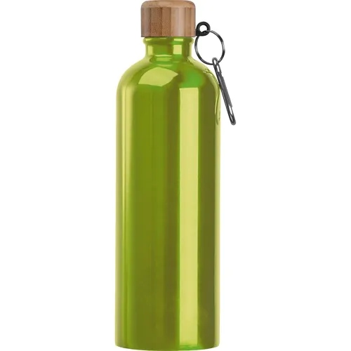 Botella de acero inoxidable con mosquetón, 750 ml