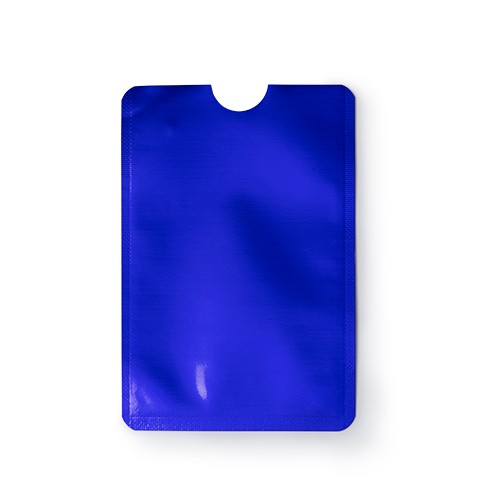 Tarjetero RFID con acabado en aluminio. Iraci