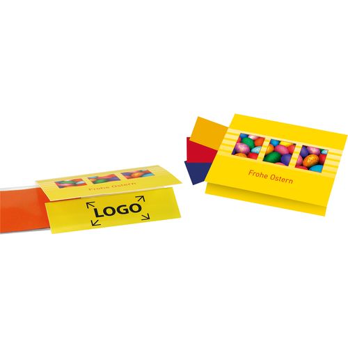 Klappkärtchen Eierfarben