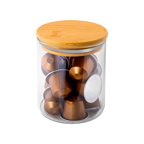 Glass jar with lid 400ml Scevola Glass jar with lid 400ml Scevola