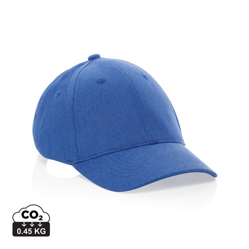 Gorra 6 paneles tejido jaspeado reciclado Milo AWARE™200 gr