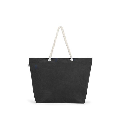 ATHENS. Beach bag in recycled cotton (70%) and recycled polyester (30%) (220 g/m²)