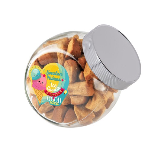 Medium glass jar 0,9 liter