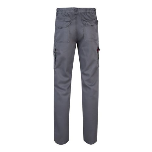 VL LUGH. Pantalon stretch, multipoches (240g/m²) en coton (46%), EME (38%) et polyester (16%)