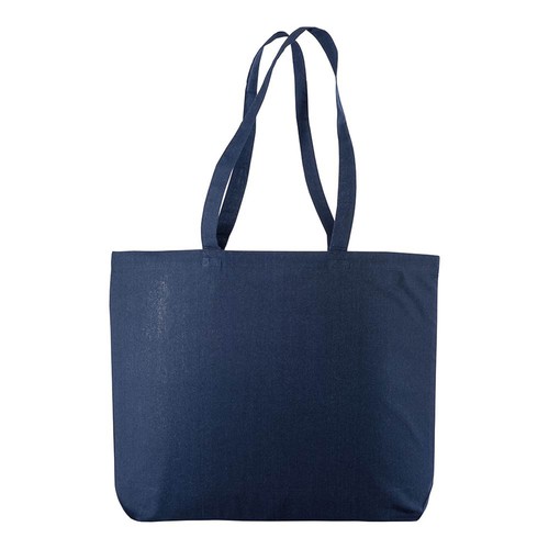 135 g/m2 cotton shopping bag, long handles and bottom gusset