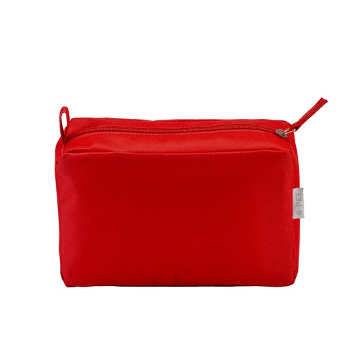 Beauty case en polyester recyclé R-PET avec fermeture éclair Beauty case en polyester recyclé R-PET avec fermeture éclair