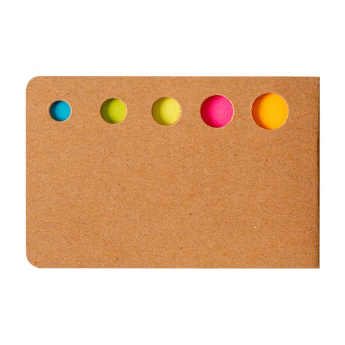 Mini cardboard sticky note holder