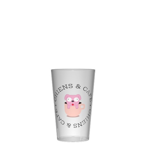 Personalised 12 cl Reusable Plastic Cup - Digital Print